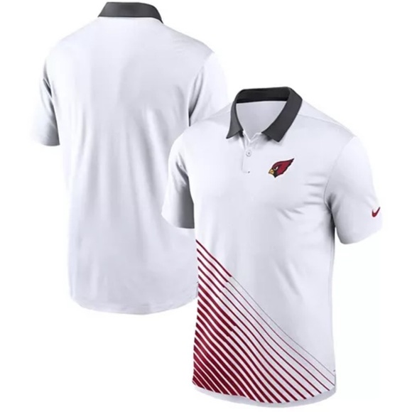 NFL Other - NWOT NFL Nike Arizona Cardinals Dri Fit Vapor Polo Shirt XXL Red Stripe Football